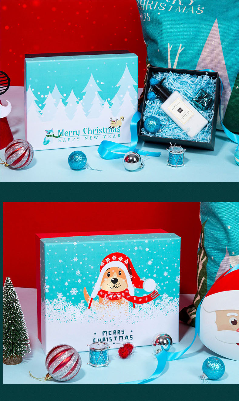 Boîtes d'emballage de décoration de Noël rouge