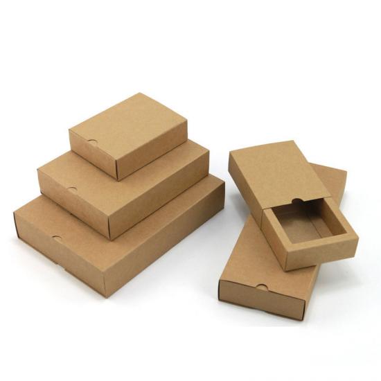 boîtes en carton de tiroir de papier kraft 