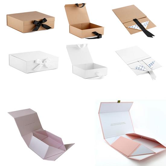 Boîte d'emballage pratique multifonctionnelle, carton durable écologique,  robuste, freins rectangulaires, design pliable pour cadeaux - AliExpress
