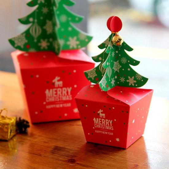 Boîtes-cadeaux de Noël de haute qualité avec logo 