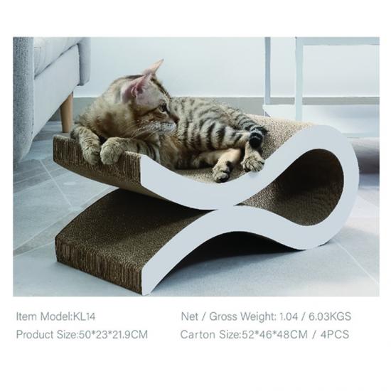 Griffoir pour chat en papier ondulé haute densité, nouveau type