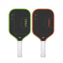 Raquette de pickleball en fibre de carbone mate à texture laineuse